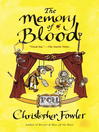 Cover image for The Memory of Blood